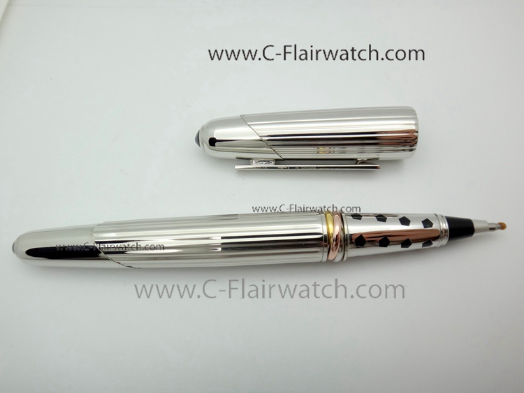 Silver Cartier Panthere De Rollerball Pen - Best Replica